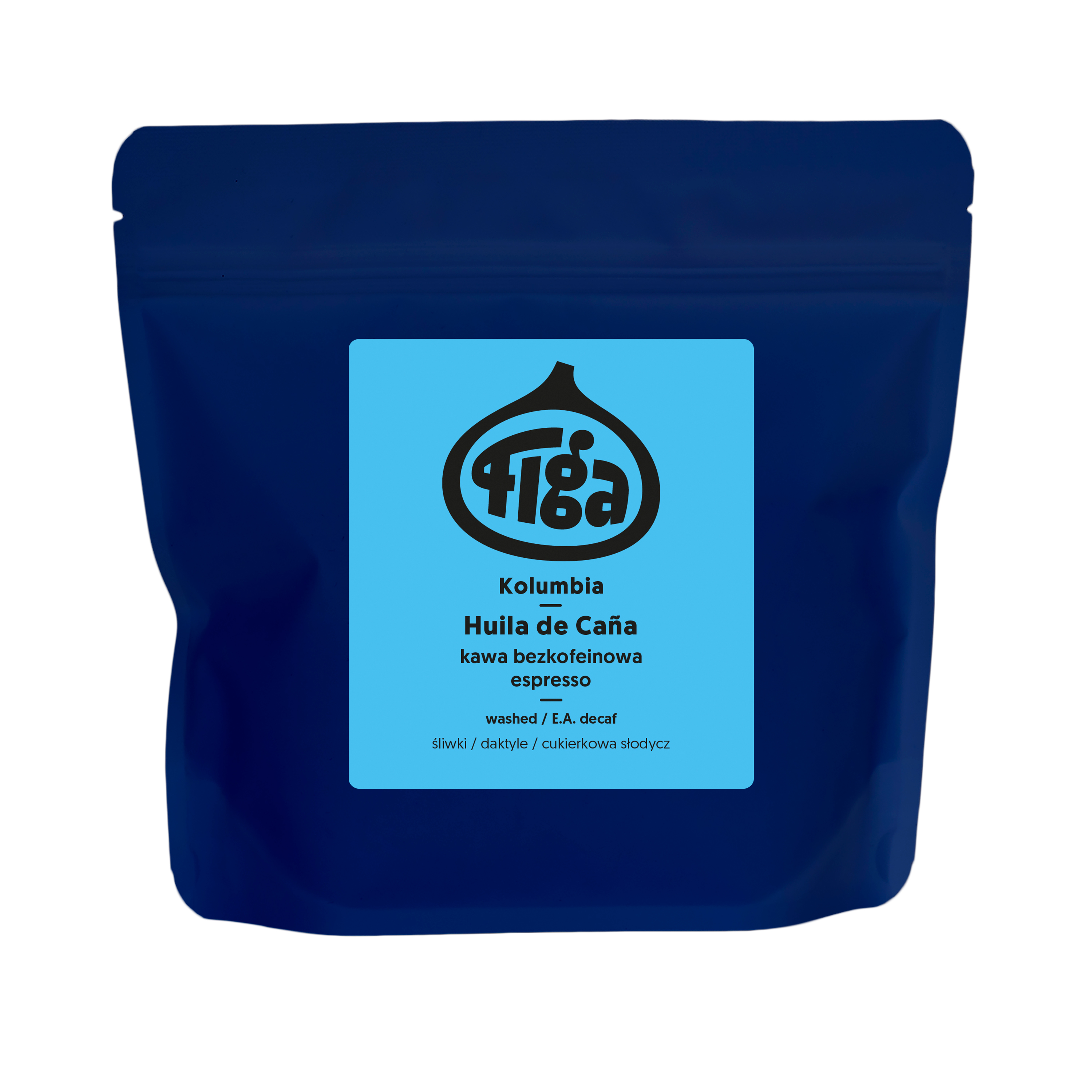 Kolumbia Huila de Caña washed / E.A. decaf kawa bezkofeinowa espresso 250 / 1000 g
